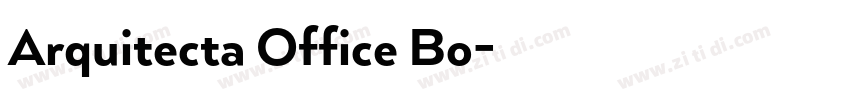 Arquitecta Office Bo字体转换
